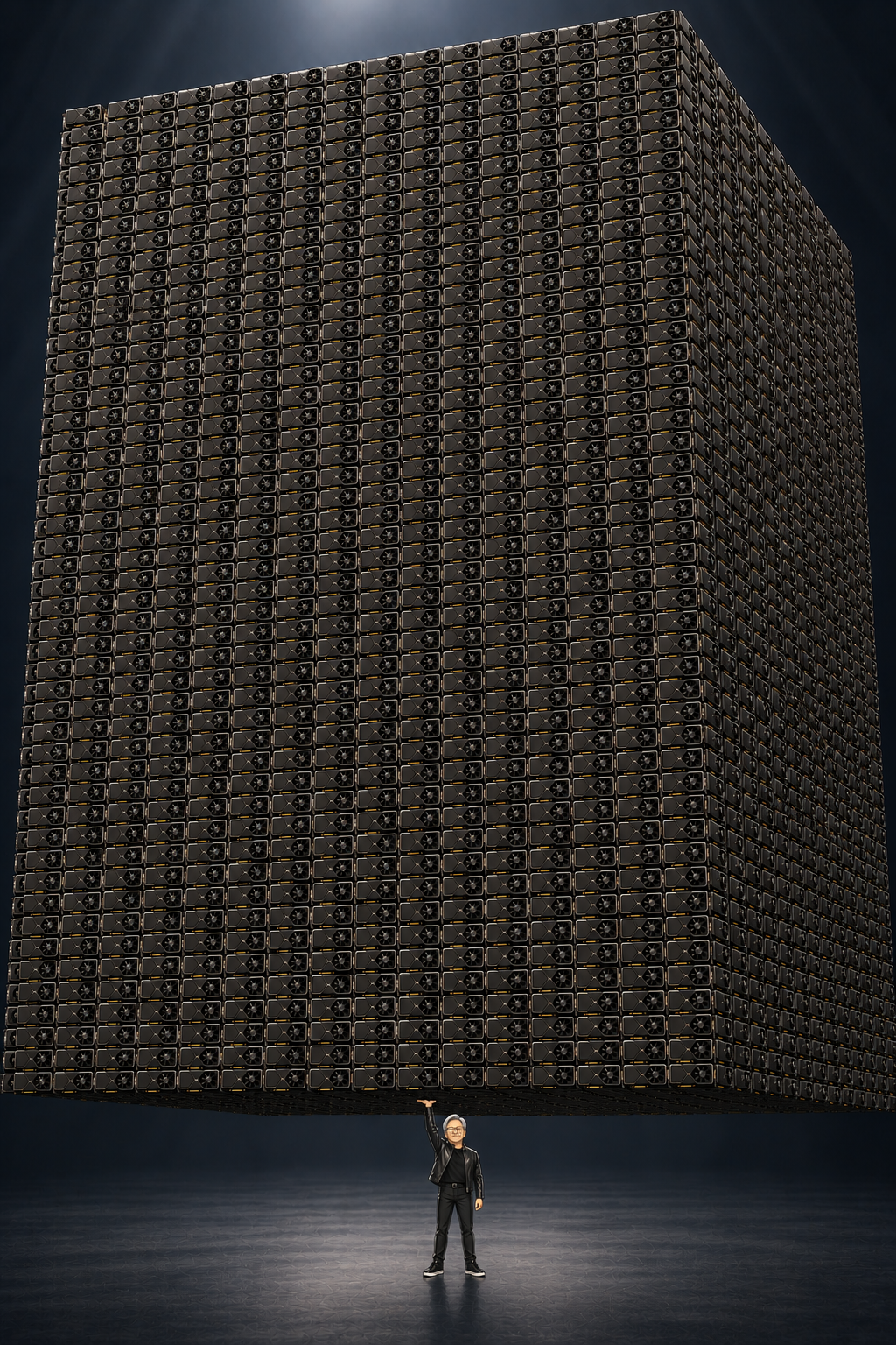 Over a million GPUs required for 1024 views in previous works